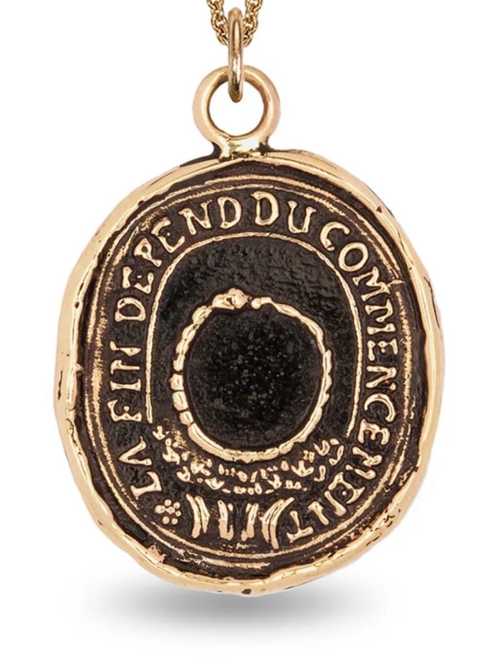 14k Pyrrha Knowledge Talisman on 22” chain